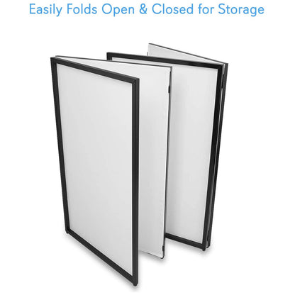 Pyle PDJFAC10 Foldable DJ Front Board Display Booth Cover Screen Scrim Panel