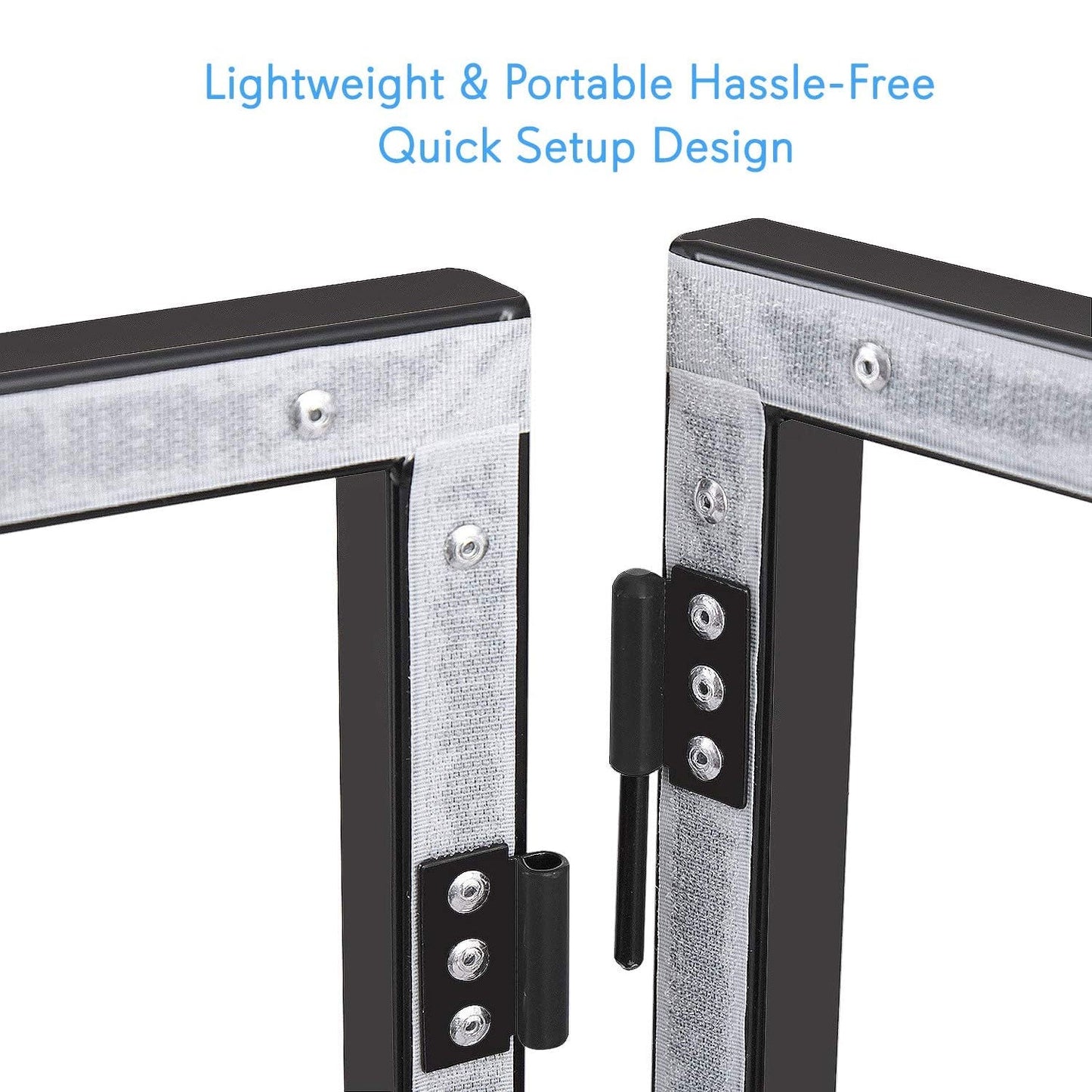 Pyle PDJFAC10 Foldable DJ Front Board Display Booth Cover Screen Scrim Panel