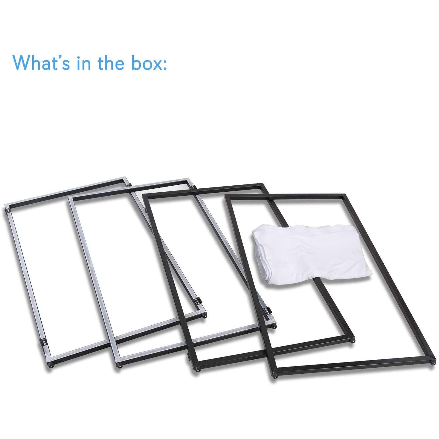 Pyle PDJFAC10 Foldable DJ Front Board Display Booth Cover Screen Scrim Panel