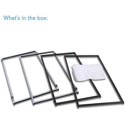 Pyle PDJFAC10 Foldable DJ Front Board Display Booth Cover Screen Scrim Panel