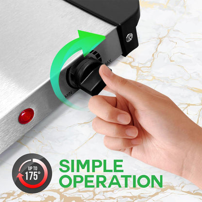 Nutrichef PKBFWM33 NutriChef Electric 3 Tray Buffet Server Hot Plate Food Warmer