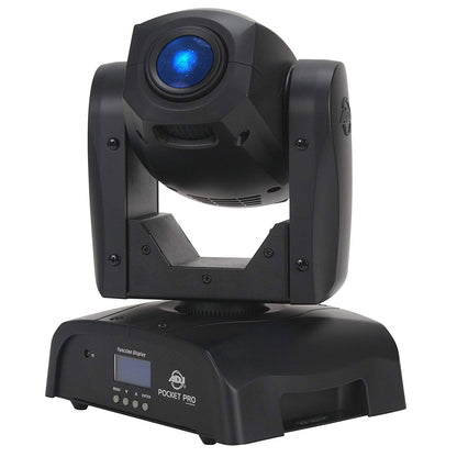 ADJ POCKET PRO 25-Watt LED Mini Compact Spot Moving Head Light with 7 Colors