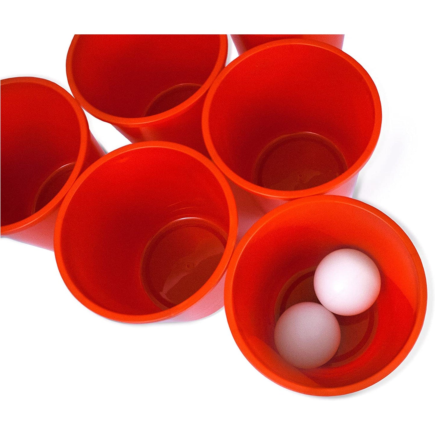 YardGames Giant Outdoor Yard Pong Activity Party Set w/ 12 Buckets & 2 Balls