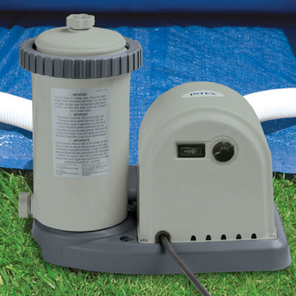 Intex 18’ x 48” Above Ground Swimming Pool and 2500 GPH Cartridge Filter Pump