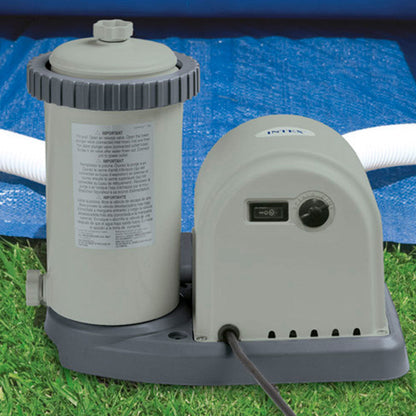 Intex 18’ x 48” Above Ground Swimming Pool and 2500 GPH Cartridge Filter Pump