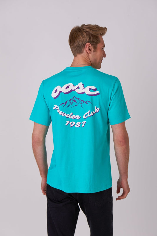 Powder Club T-Shirt - Aqua