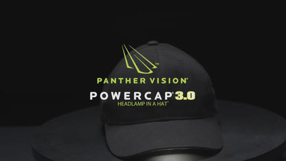 POWERCAP LED Hat Ultra-Bright Hands Free Lighted Battery Powered Headlamp - Stone Unstructured Cotton