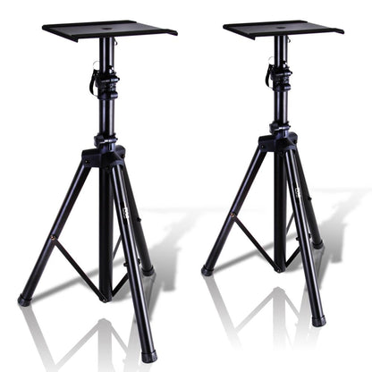 Pyle PSTND32 Universal Tripod Dual Studio Monitor Speaker Stand Mount Kit, Pair