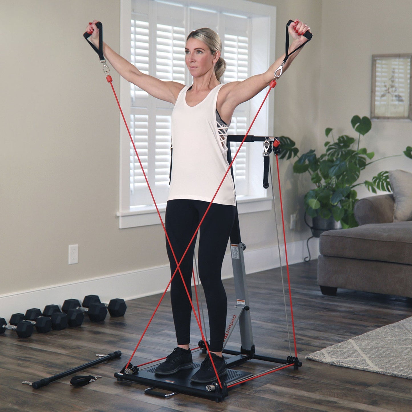 PerfectTrainer by Tony Little Home Gym Resistance Exercise Fitness Machine