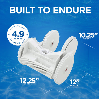 Hayward Poolvergnuegen Lower Body Conversion Pool Cleaner Kit w/ Wheel Suction