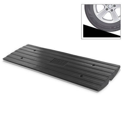 Pyle Car/Truck Rubber Curbside Driveway Ramp Threshold Bridge Track (4 Pack)