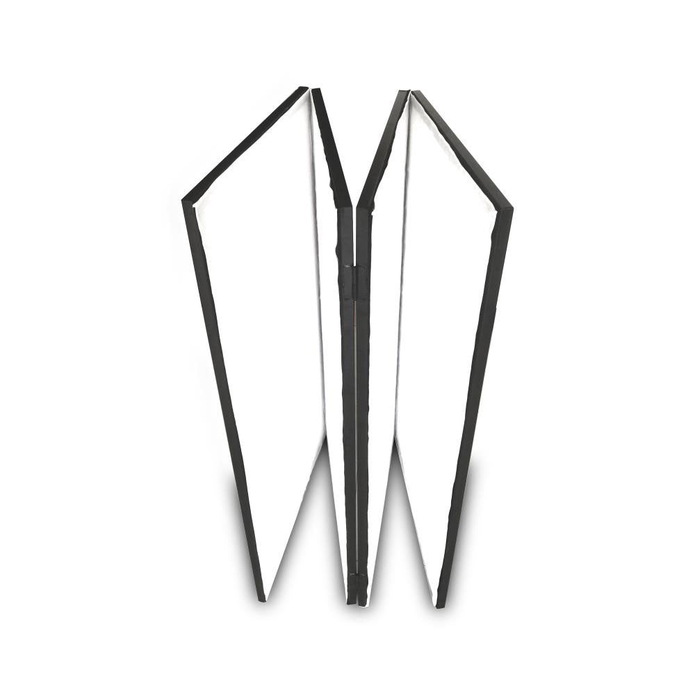 Pyle PDJFAC12 24.2 x 48 x 46 Inch DJ Booth Stand Cover Screen Scrim Panel Facade