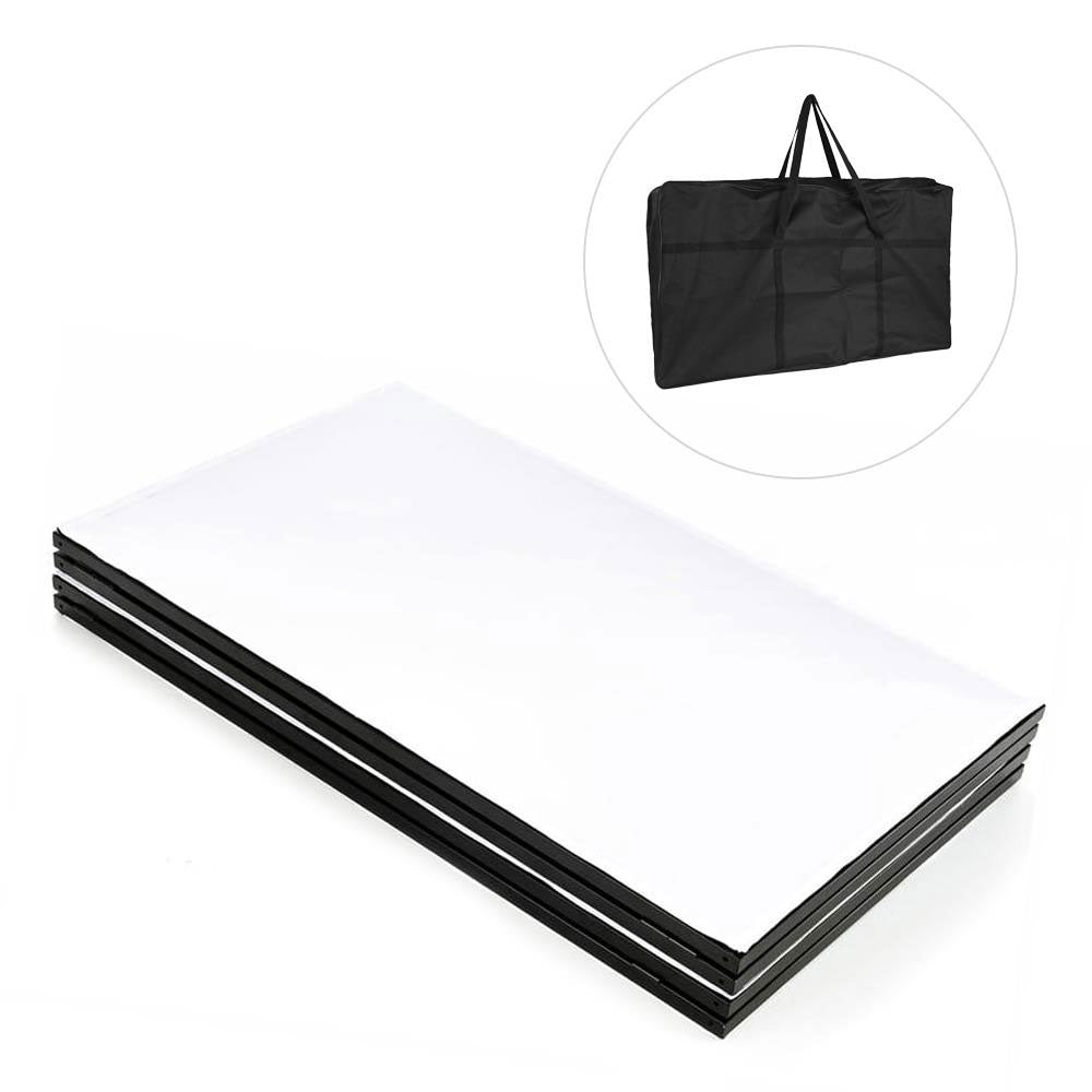 Pyle PDJFAC12 24.2 x 48 x 46 Inch DJ Booth Stand Cover Screen Scrim Panel Facade