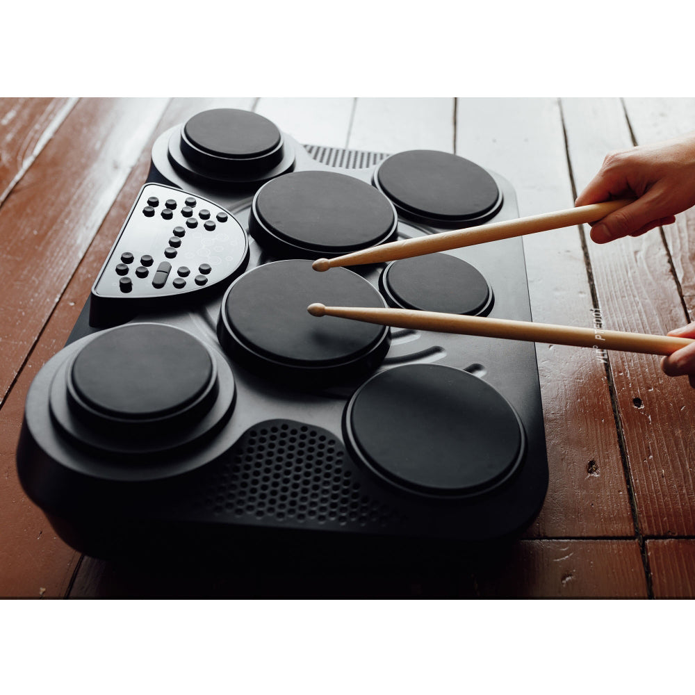Pyle Pro Electronic Drum Set Portable Tabletop 7 Pad Digital Musical Drum Kit