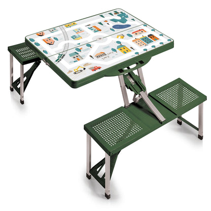 Picnic Table Portable Folding Table with Seats