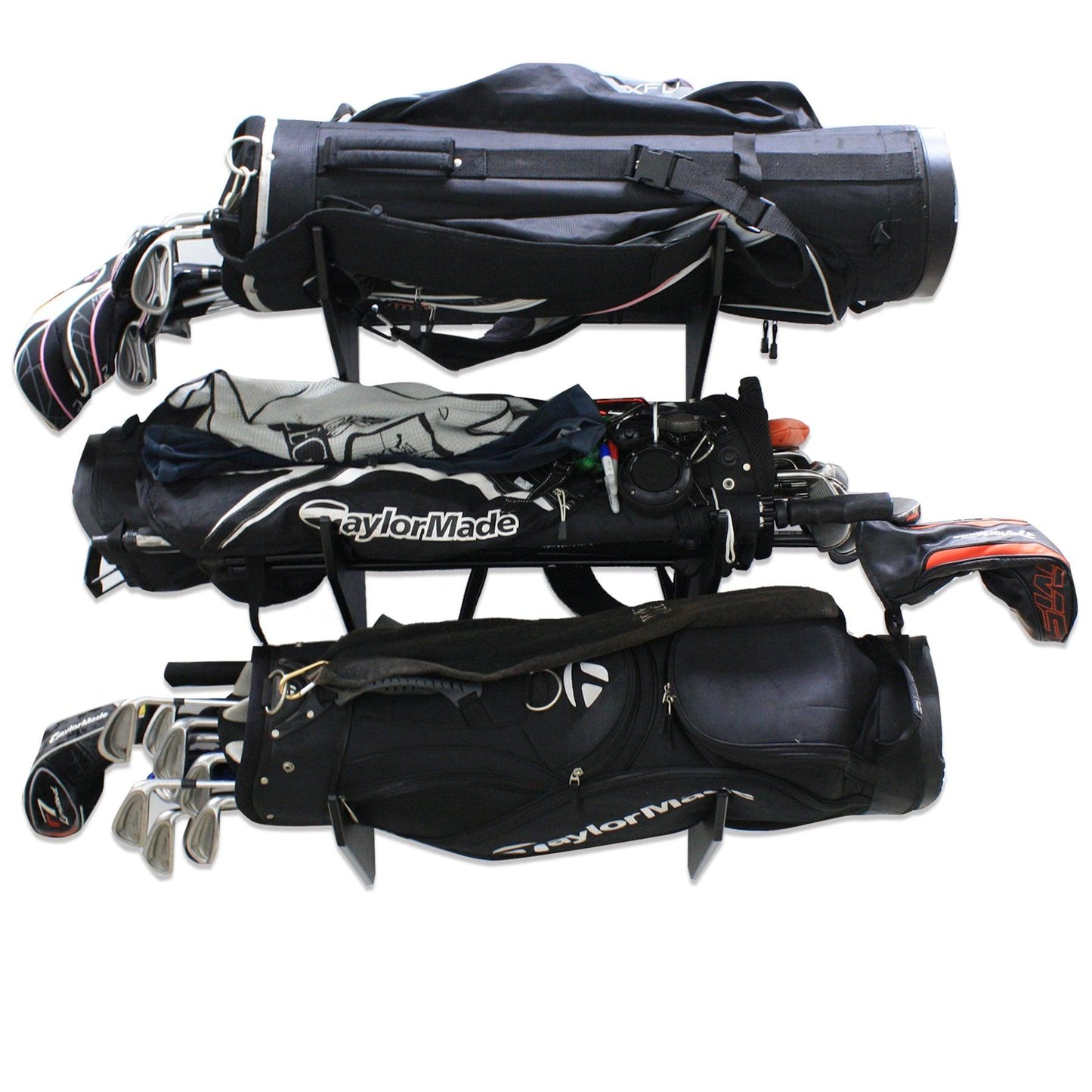 TRAPSKI 3 Slot Wall Golf Rack Storage Organizer