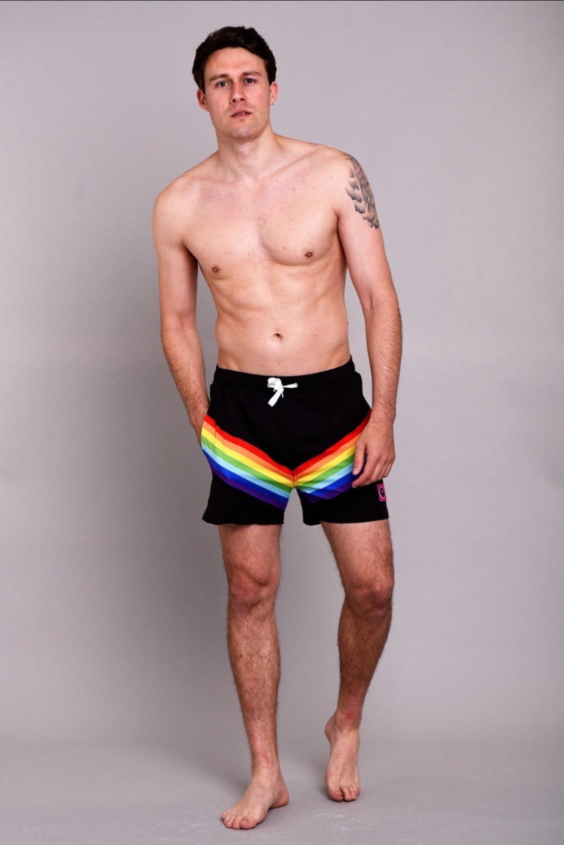 Rainbow Road Men's Swim Shorts