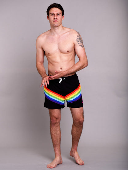 Rainbow Road Men's Swim Shorts