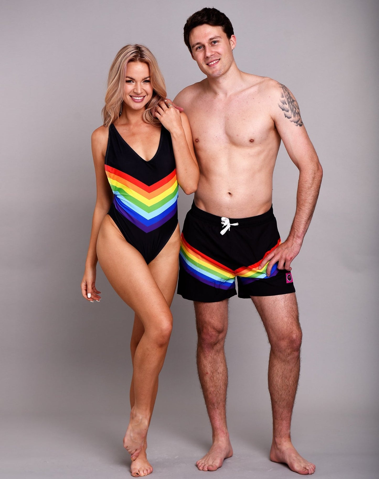 Rainbow Road Men's Swim Shorts