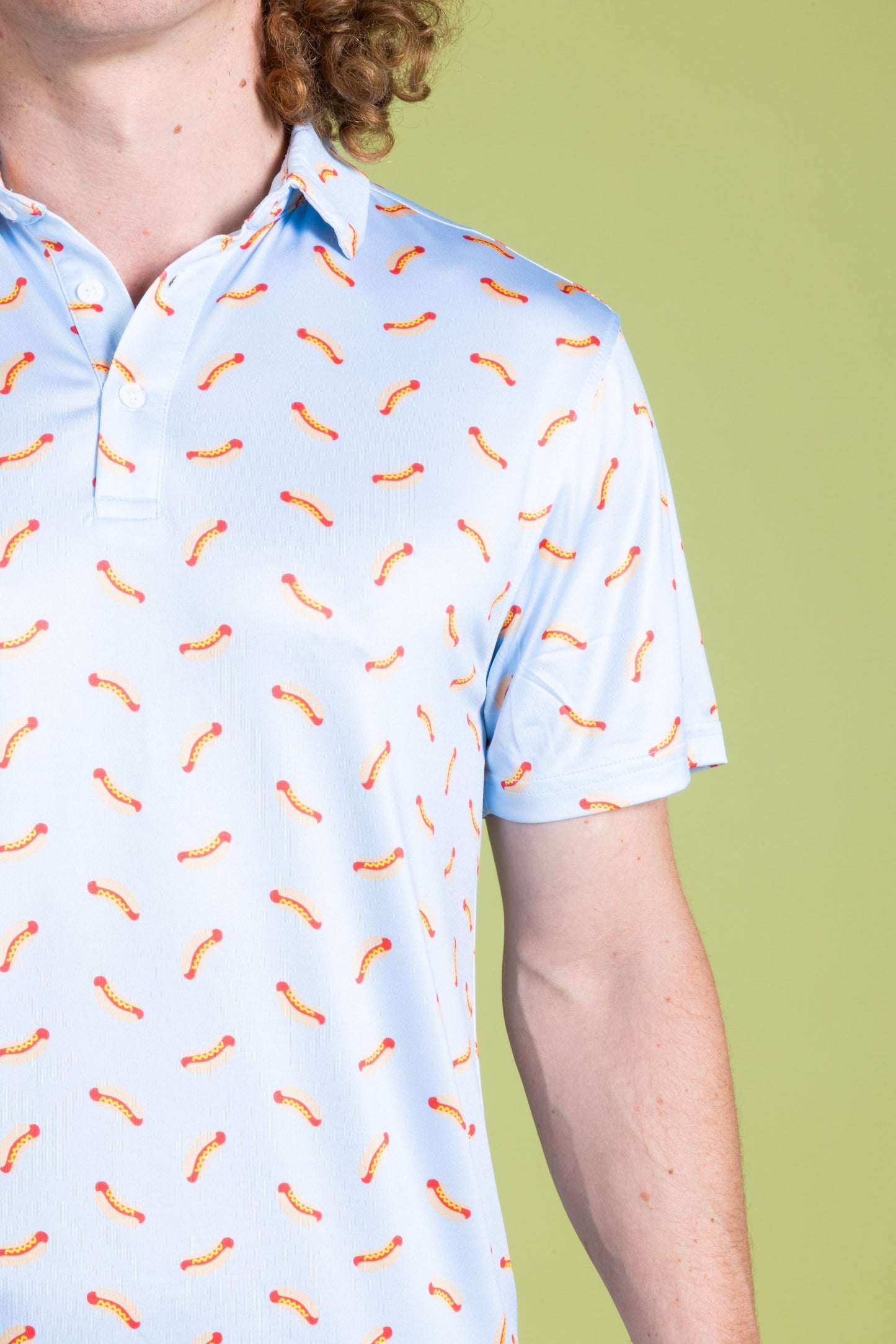 The Raining Brats & Dogs | Hot Dog Men’s Polo