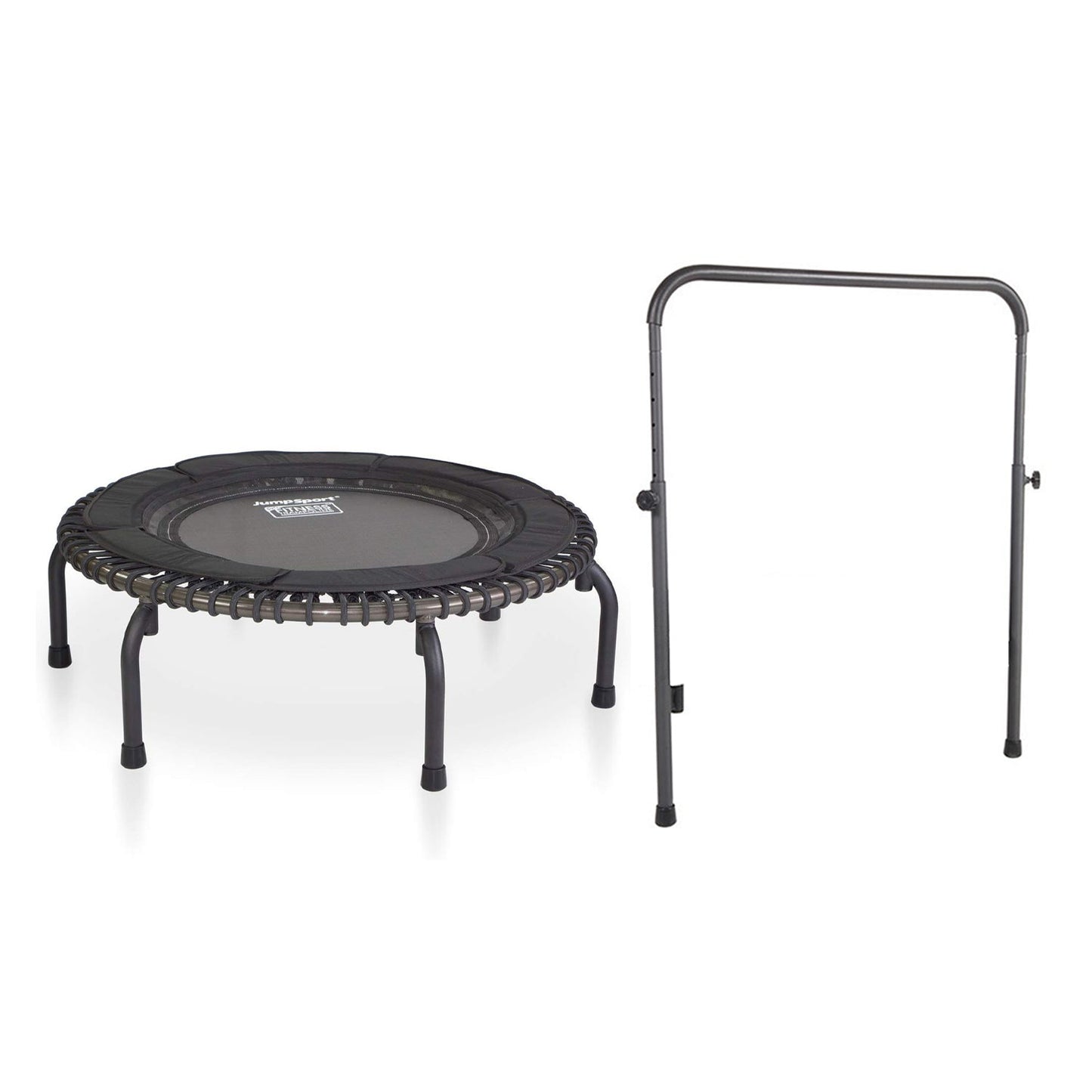 JumpSport 370 PRO Indoor Heavy Duty 39-Inch Trampoline with Handle Bar Accessory