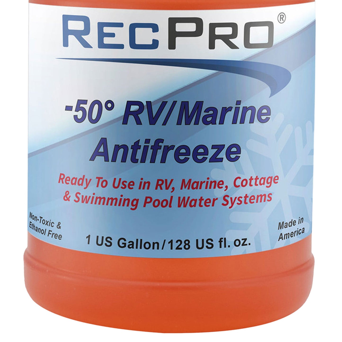 RecPro Ready to Use RV Antifreeze, -50 Degree Fahrenheit Protection, 1 Gallon