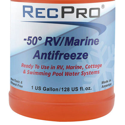 RecPro 1 Gal RV Antifreeze Concentrate Fluid for Winterizing Vehicles (3 Pack)