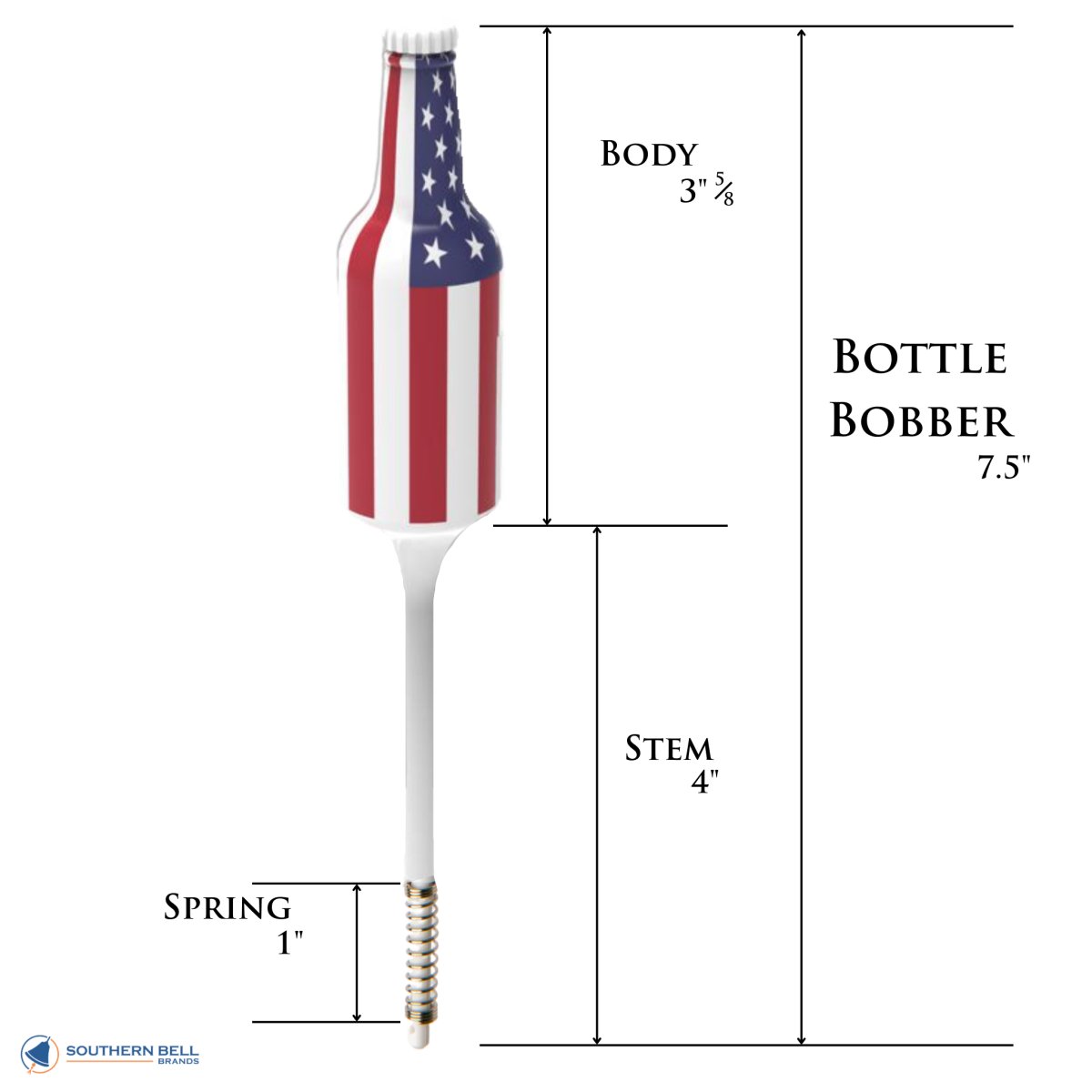 Red, White, and Blue Fishing Bobbers - 2 Pack - Veterans Gift