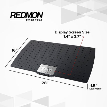 Redmon Large Rubber Precision Digital Pet Weight Scale with Carrier Tote Bag