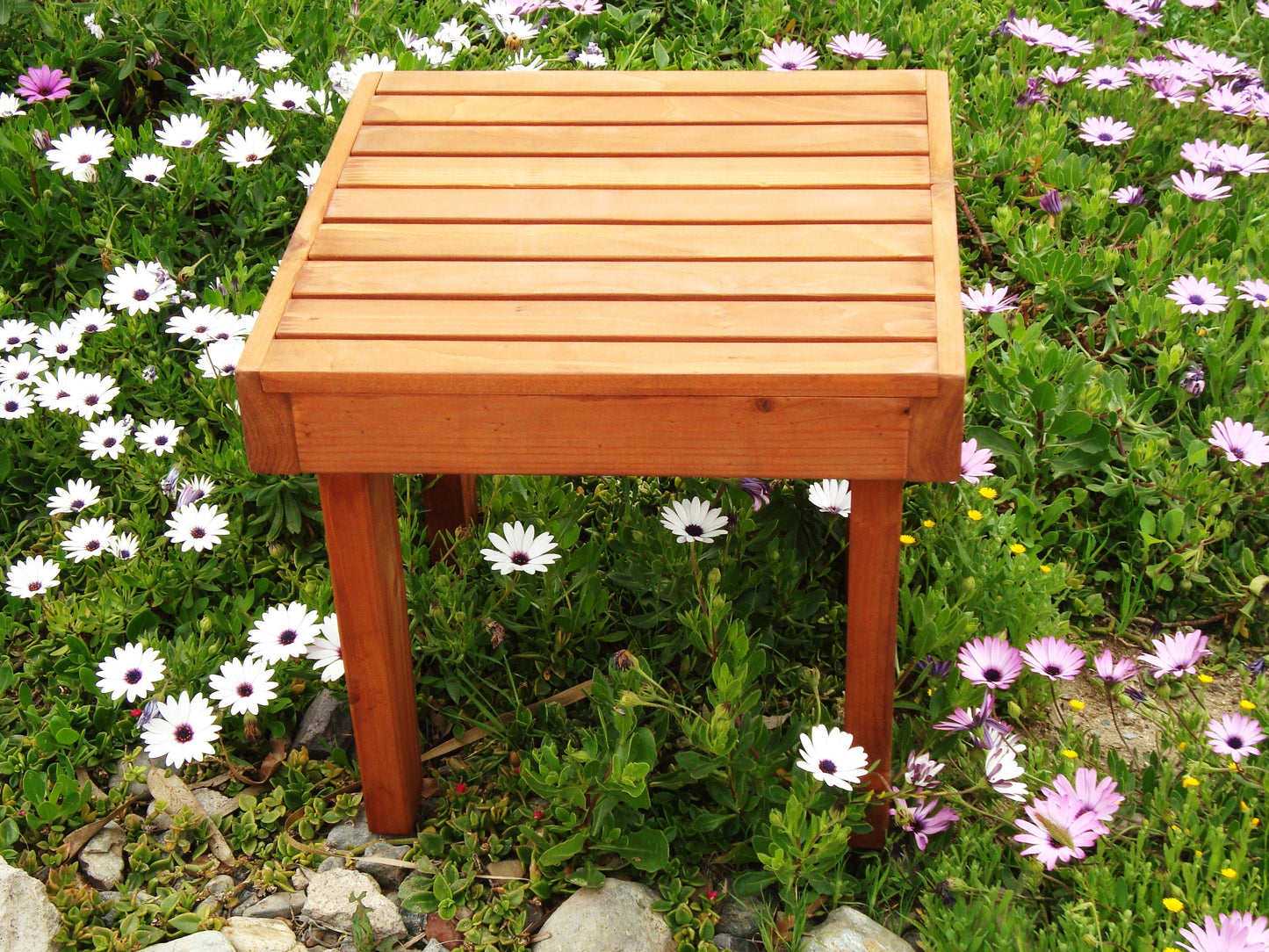 Redwood Side Table