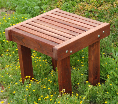 Redwood Side Table