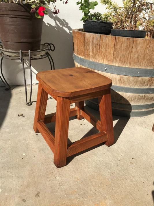 Redwood Foot Stool