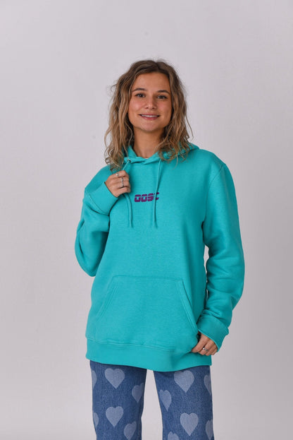 Retro OOSC Hoodie - Aqua