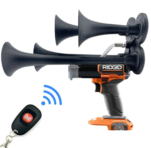 Ridgid Train Horn Gun: Quad Impact Air Horn