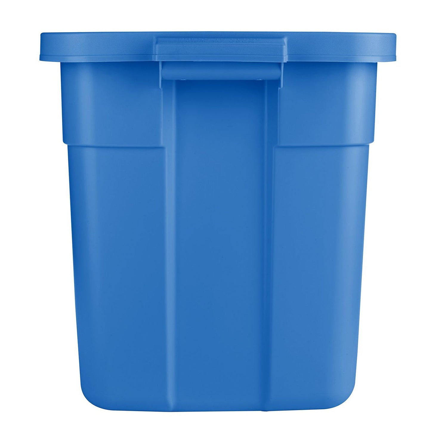 Rubbermaid Roughneck 25 Gal Stackable Storage Container, Heritage Blue (4 Pack)