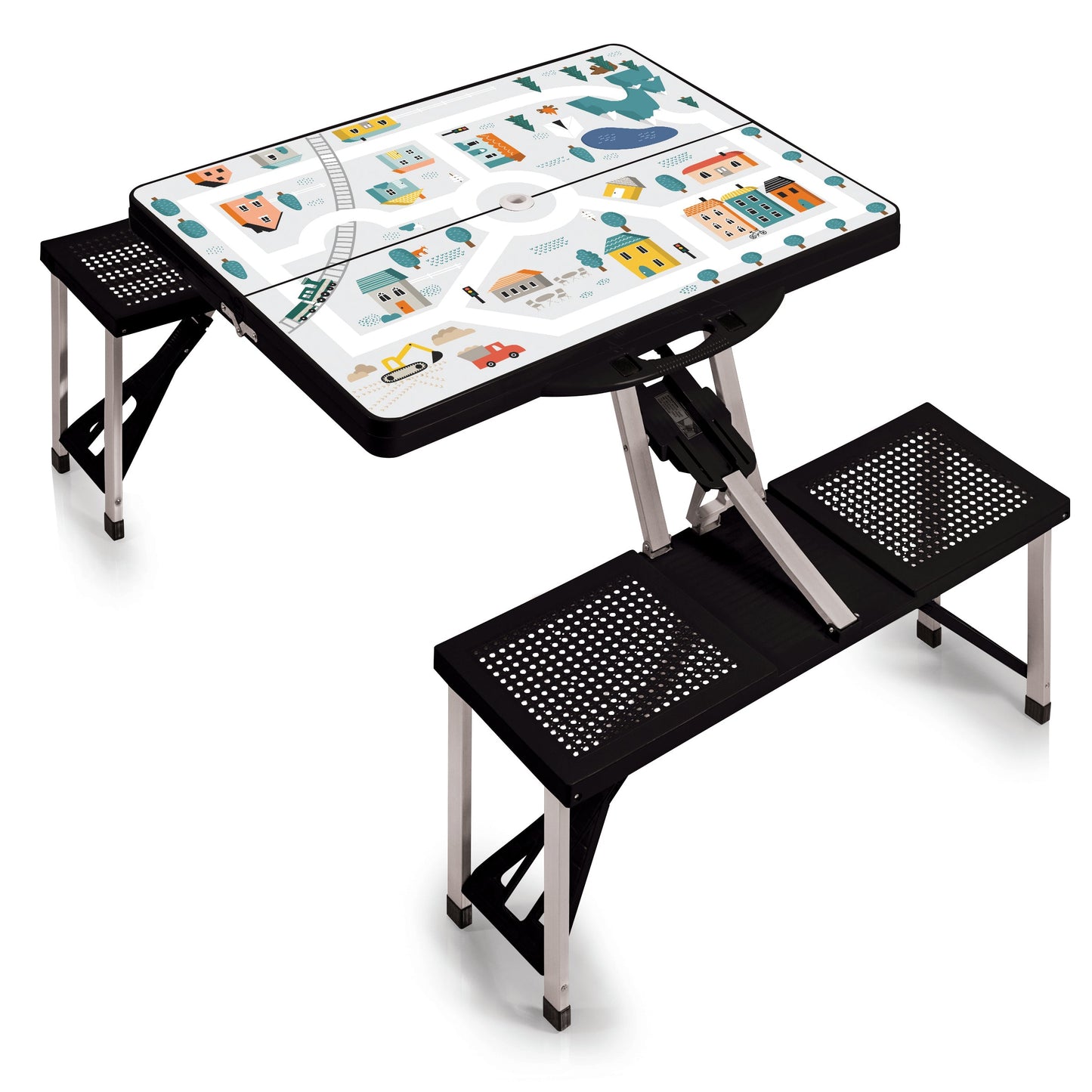 Picnic Table Portable Folding Table with Seats