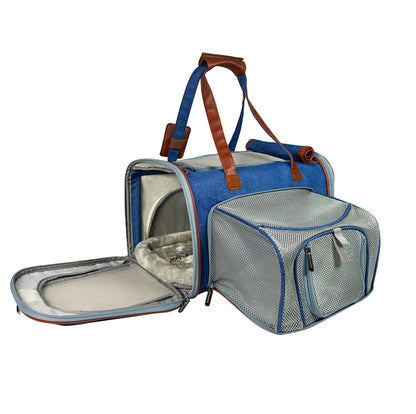 Mr. Peanut's Gold Series Standard Size Airline Compliant Expandable Pet Carrier