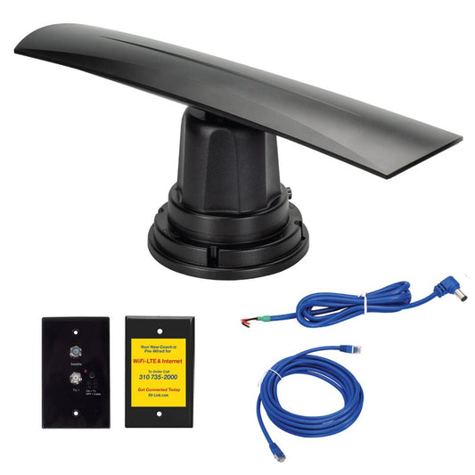 RV-Link TV-1B-WFB1B | RV TV/AM/FM Antenna, Wi-Fi/LTE Prep Kit