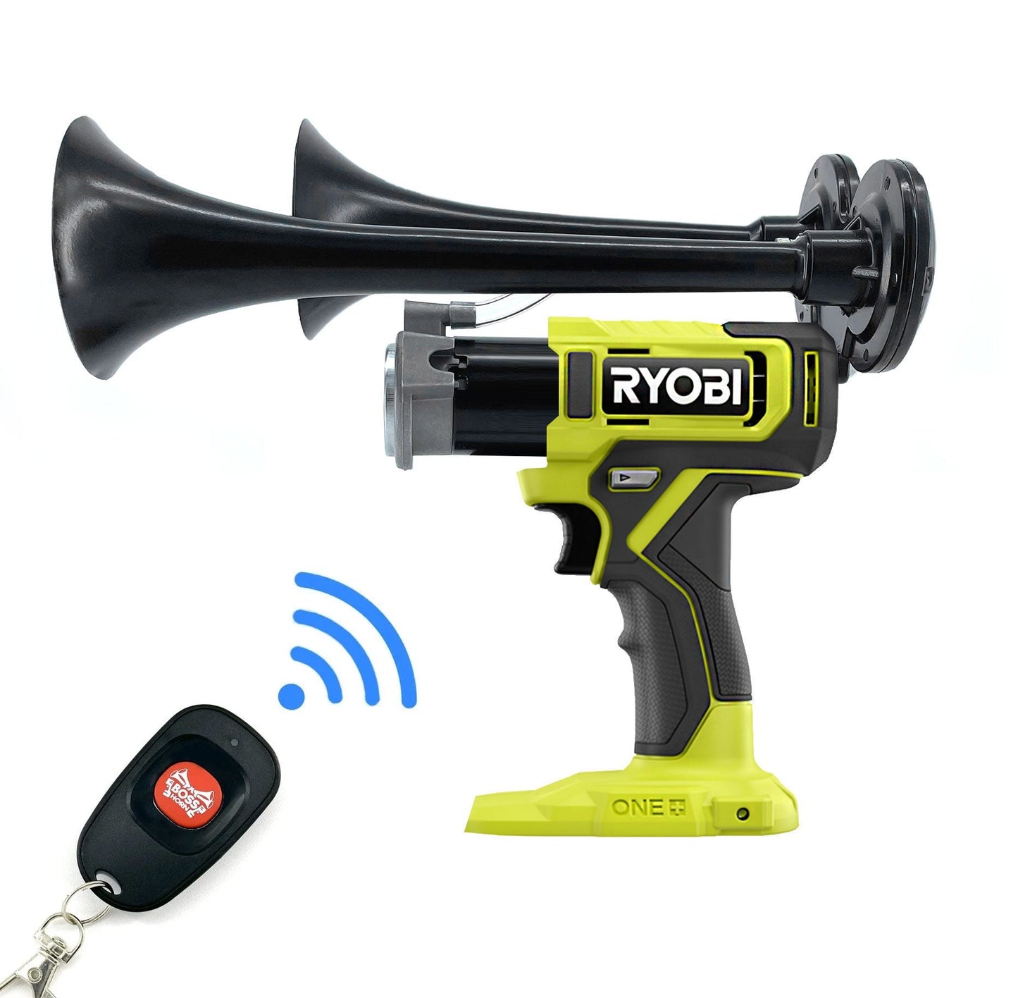 Ryobi Train Horn Gun - Dual Drill Horn