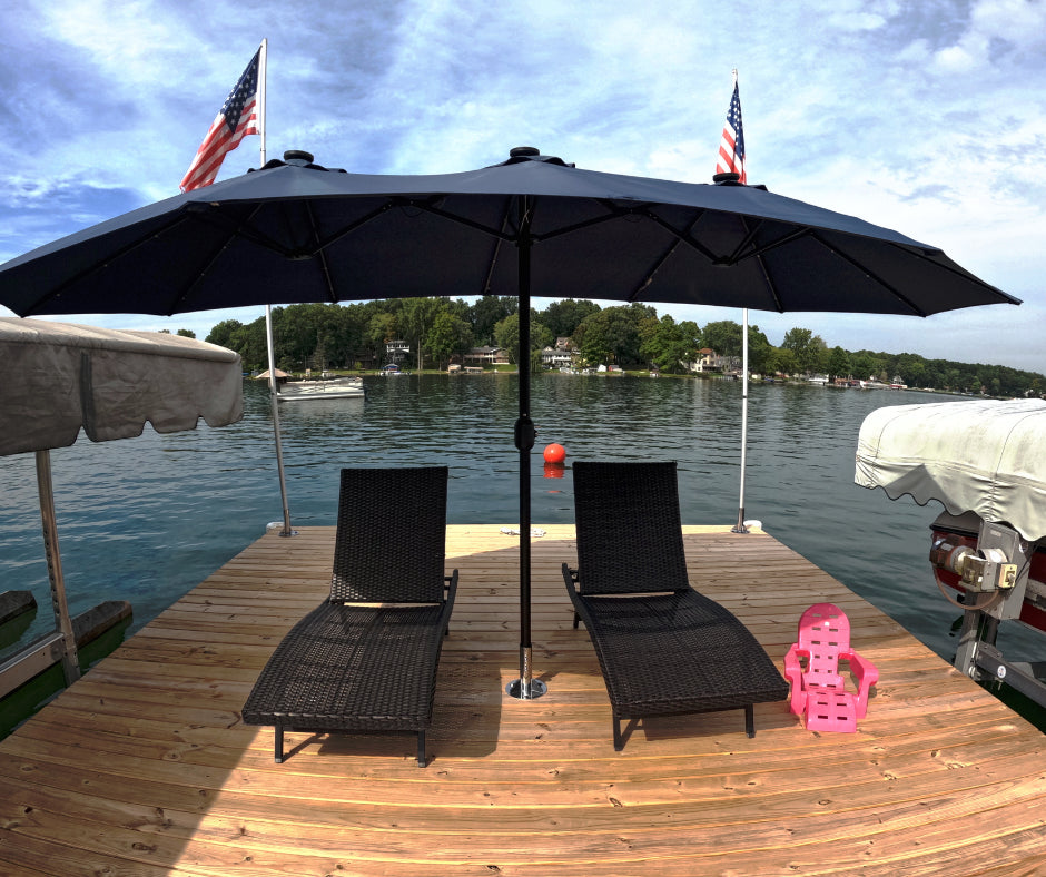 boat patio umbrella Breezelock Dock & Boat Umbrella / Flag Stand – SOLBREEZE