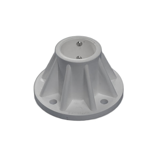 Saftron 3 Inch Surface Mount for 1.9 Inch OD Swimming Pool Ladder or Rail, Gray