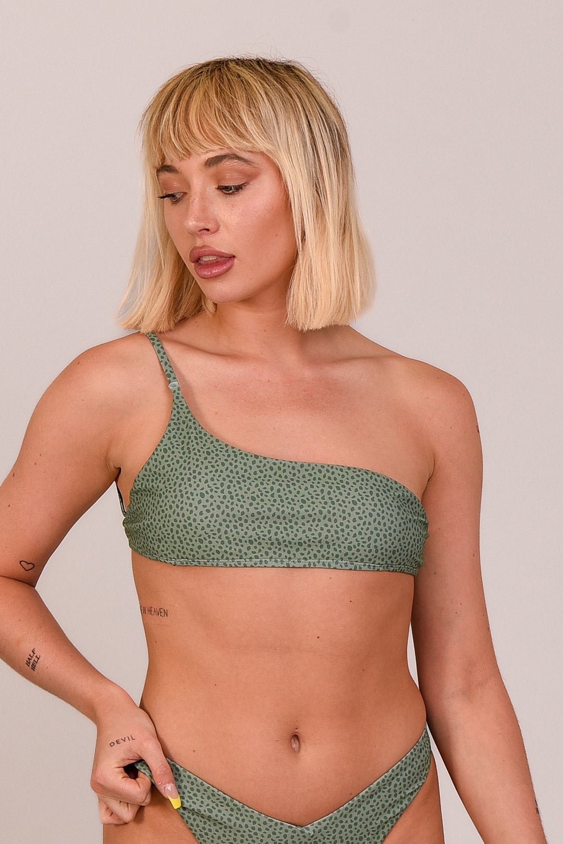 Sahara Sage Cold Shoulder Bikini Top