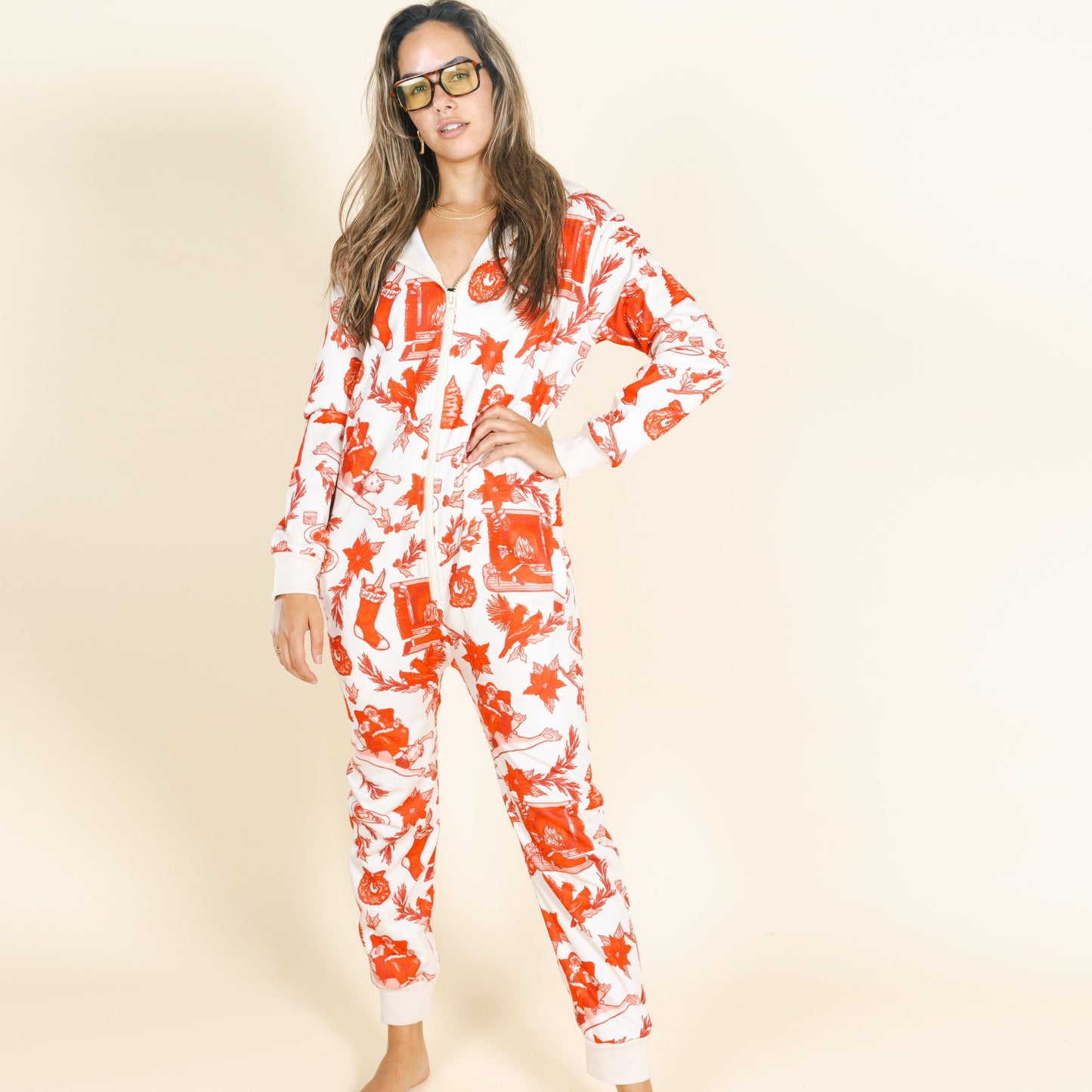 The Santa Slays | Christmas Toile Onesie