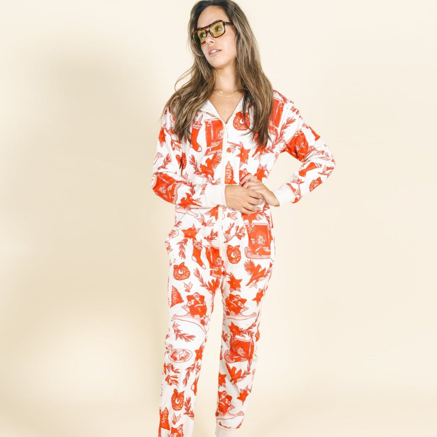 The Santa Slays | Christmas Toile Onesie