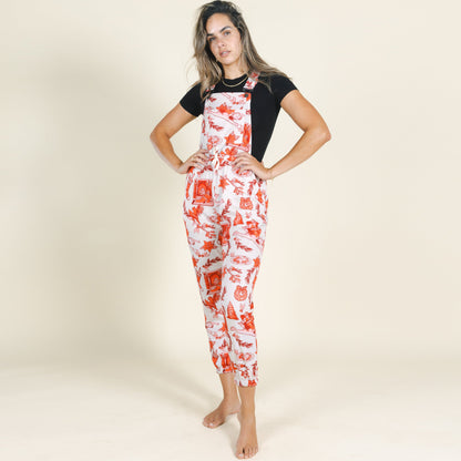 The Santa Slays | Christmas Toile Women's Pajamaralls®