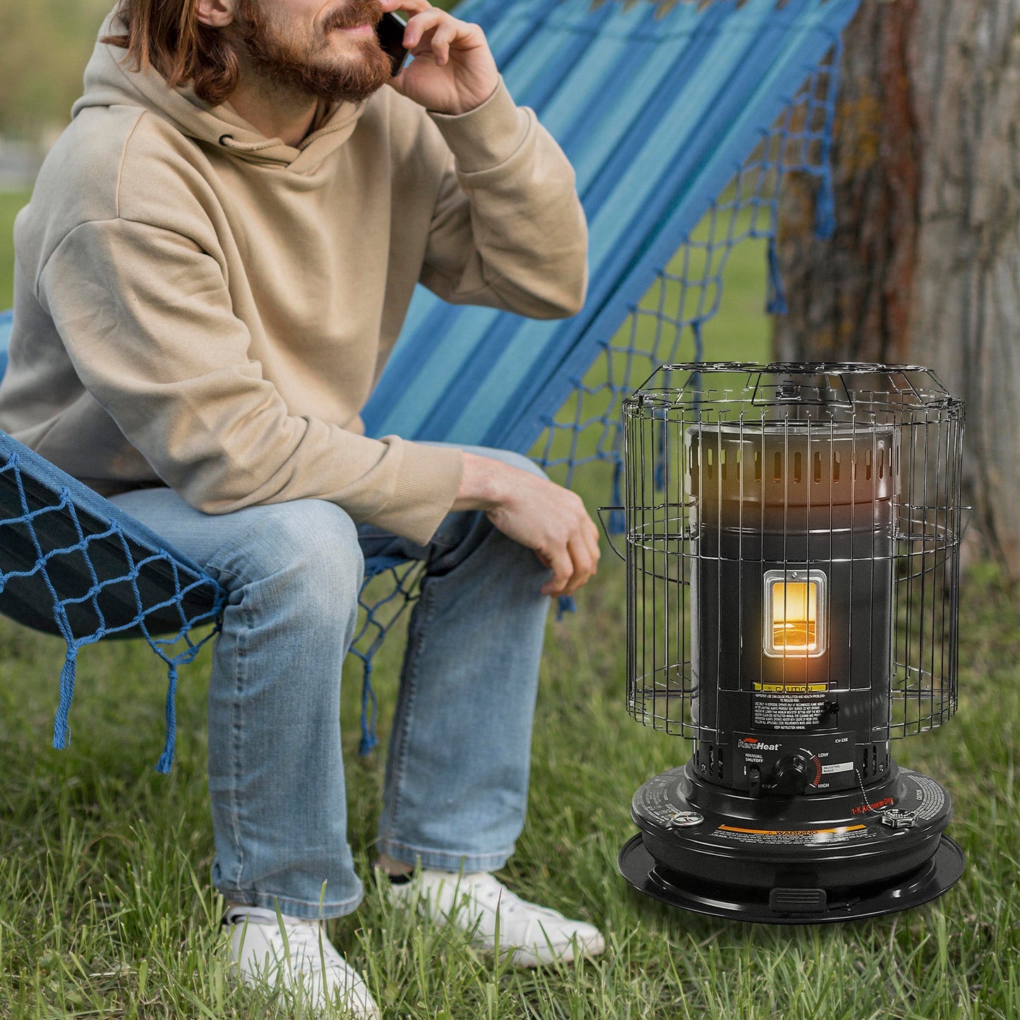 Sengoku CV-23K(H) KeroHeat Portable Convection Kerosene Buddy Heater 23,500 BTU, Black