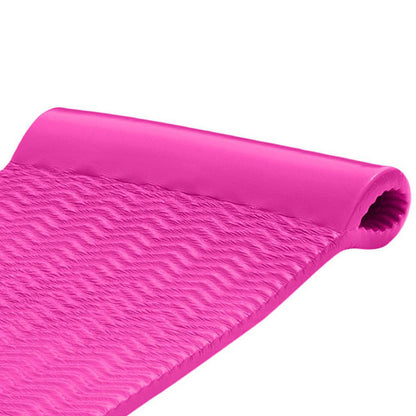 TRC Recreation Serenity 1.5" Thick Vinyl Swimming Pool Float Mat, Flamingo Pink