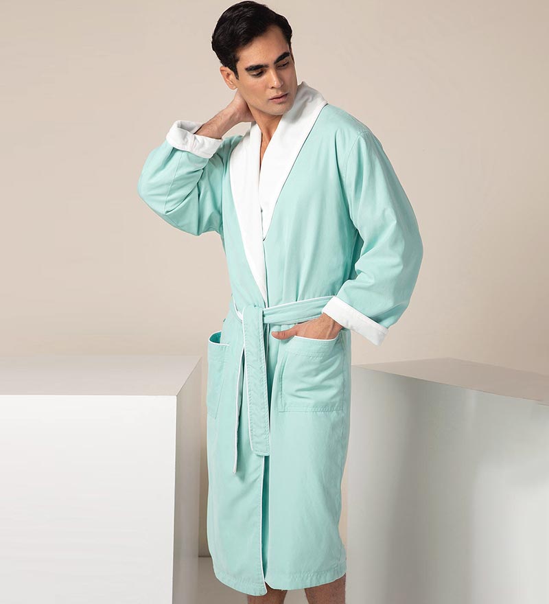 Men's Luxury Microfiber Spa Robe