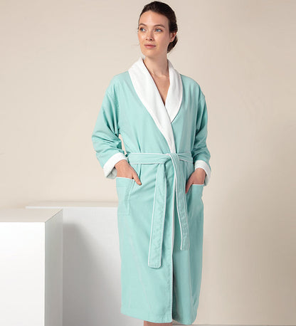 Women's Plush Microfiber Spa Robe