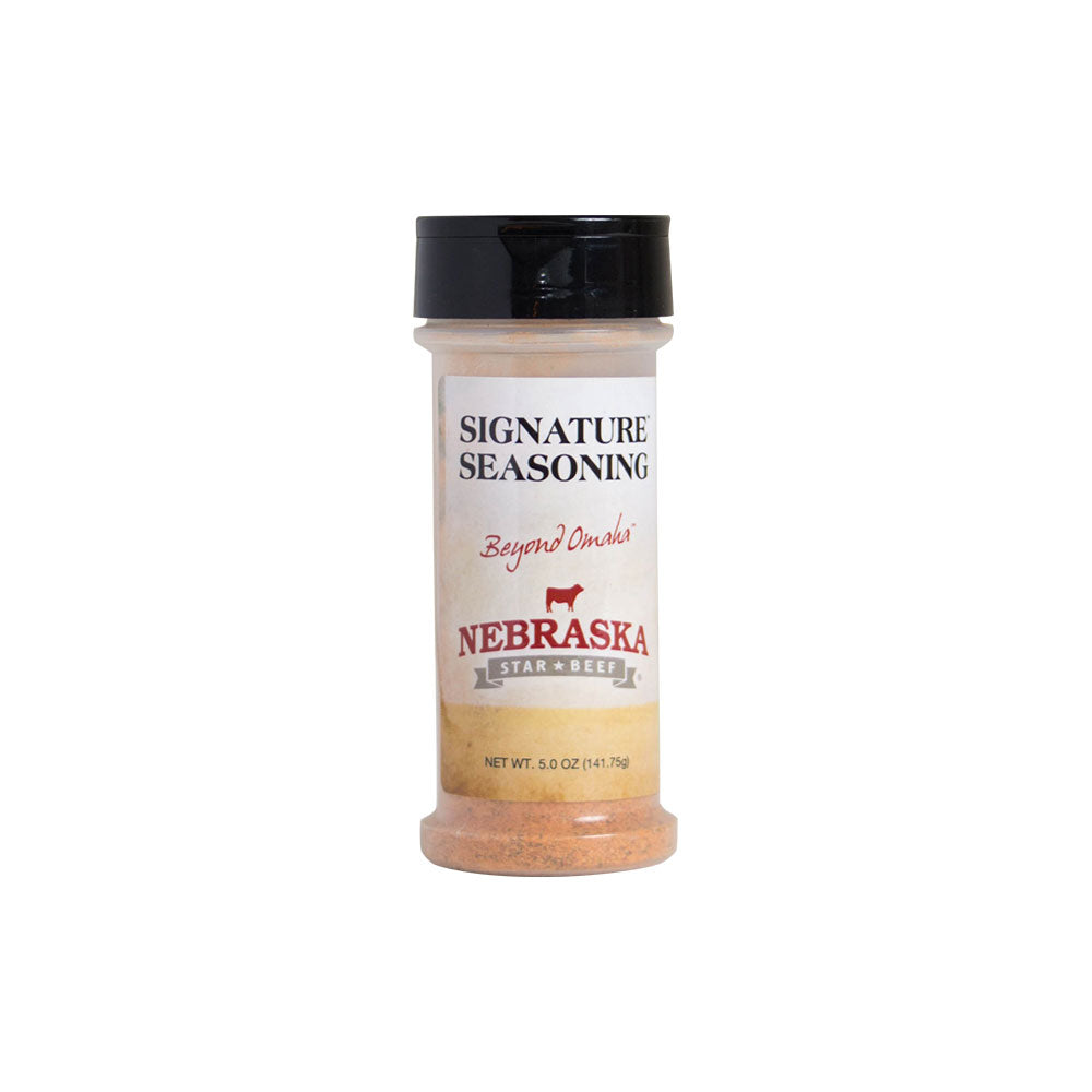 Signature Steak Seasoning | 5 oz. Bottle | Ultimate Steak Seasoning | Classic Steak House Flavor | Adds A Bright & Vibrant Touch To Any Dish | Delicious Blend Of Spices | Accentuates Flavor Of Meat | Nebraska Seasoning